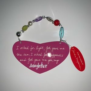 Daughter Ceramic Heart Gift